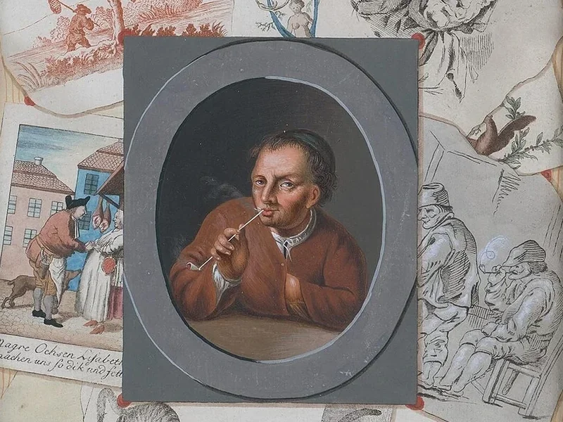 1755-Christian Gottlob Winterschmidt - Fumatore